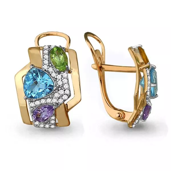 Серьги из золота, артикул LV4454805А