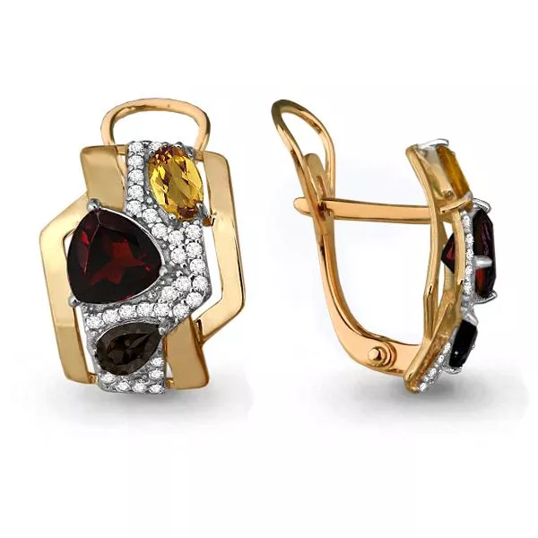 Серьги, артикул LV4454803А, золото