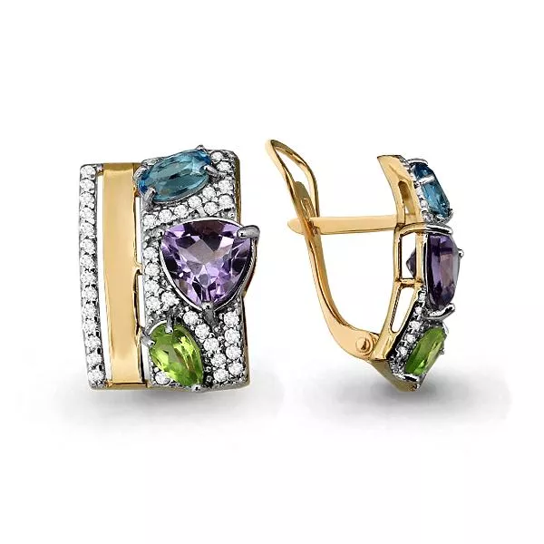 Серьги из золота, артикул LV4454704А