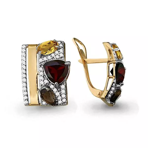 Серьги, артикул LV4454703А, золото