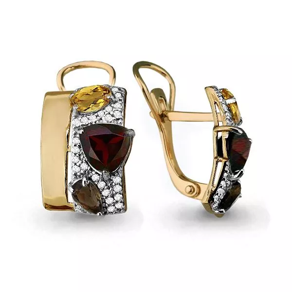 Серьги, артикул LV4454603А, золото