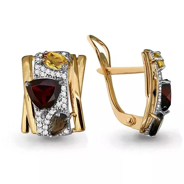 Серьги, артикул LV4454503А, золото