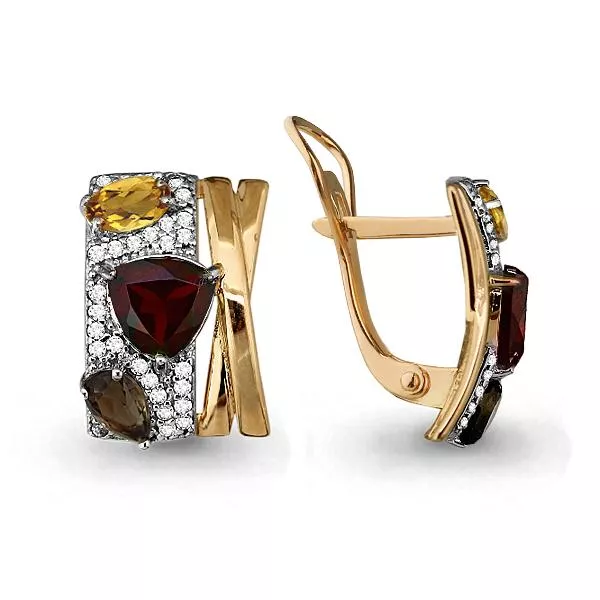 Серьги, артикул LV4454303А, золото