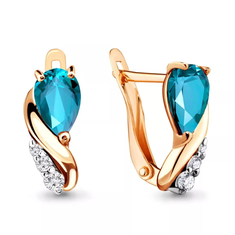 Серьги, золото, артикул LV4453905А