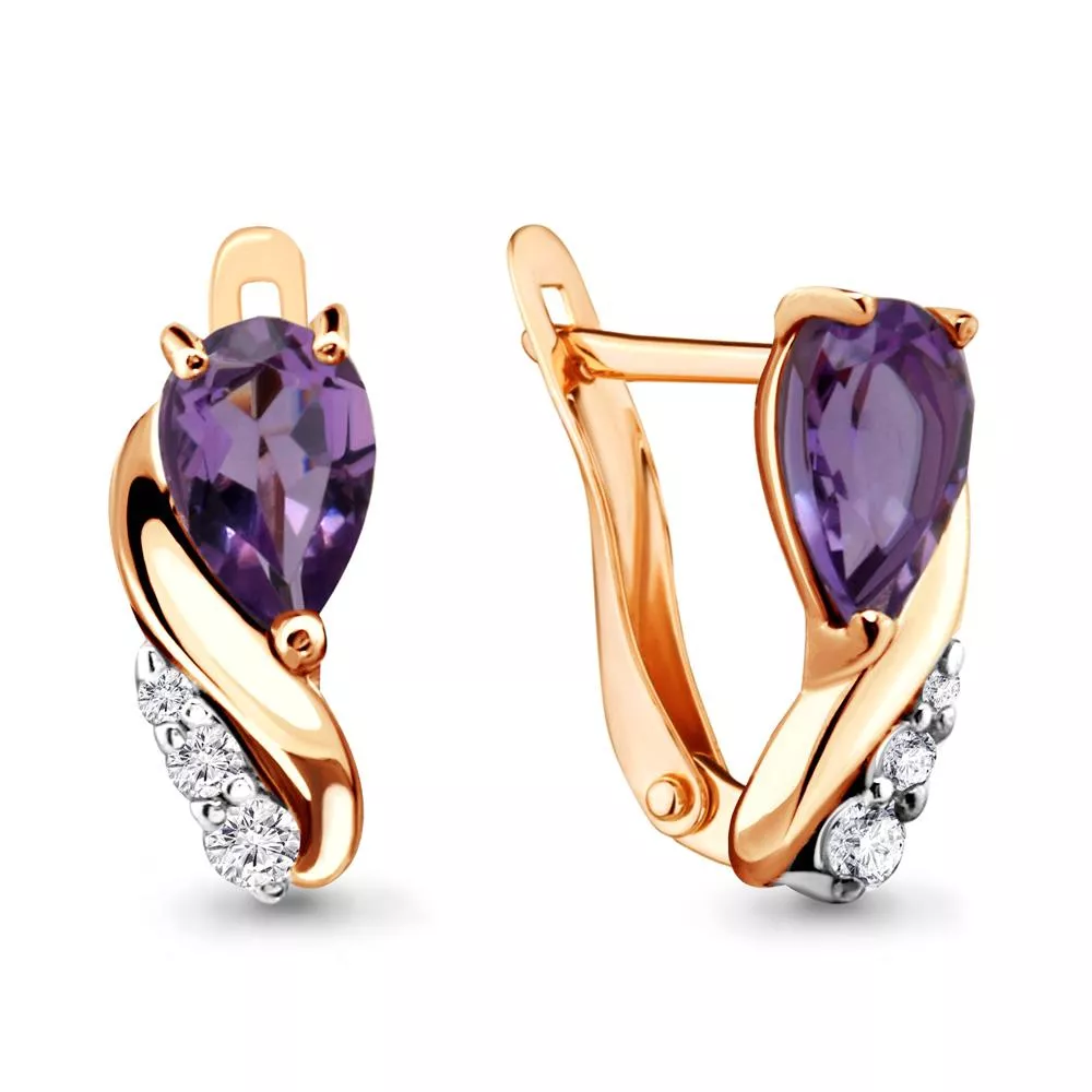 Серьги, артикул LV4453904А, золото