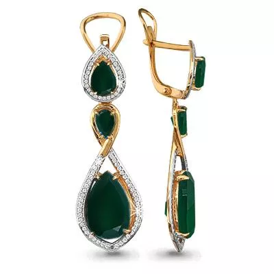 Серьги, золото, артикул LV4451509А