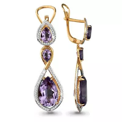 Серьги, золото, артикул LV4451504А