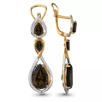 Серьги, артикул LV4451501А, золото