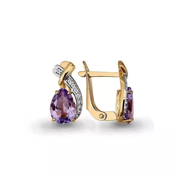 Серьги из золота, артикул LV4450004