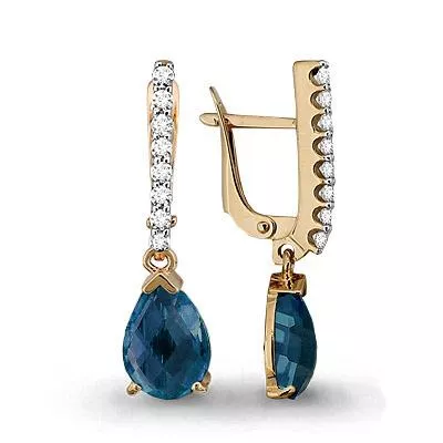 Серьги, артикул LV4444908А, золото