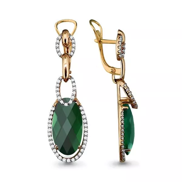 Серьги, золото, артикул LV4443309А