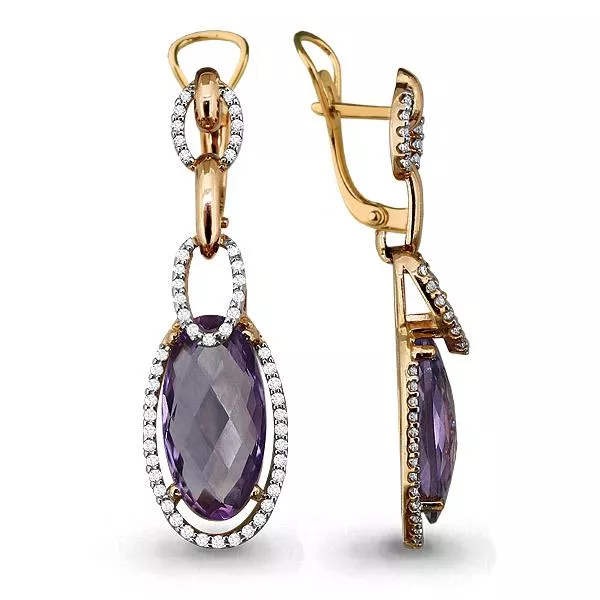 Серьги из золота, артикул LV4443304А