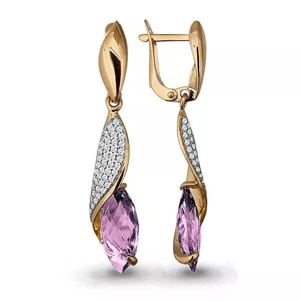 Серьги, золото, артикул LV4442804А