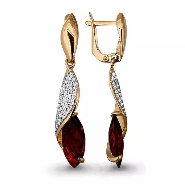 Серьги из золота, артикул LV4442803А