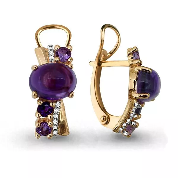 Серьги, артикул LV4442504А, золото