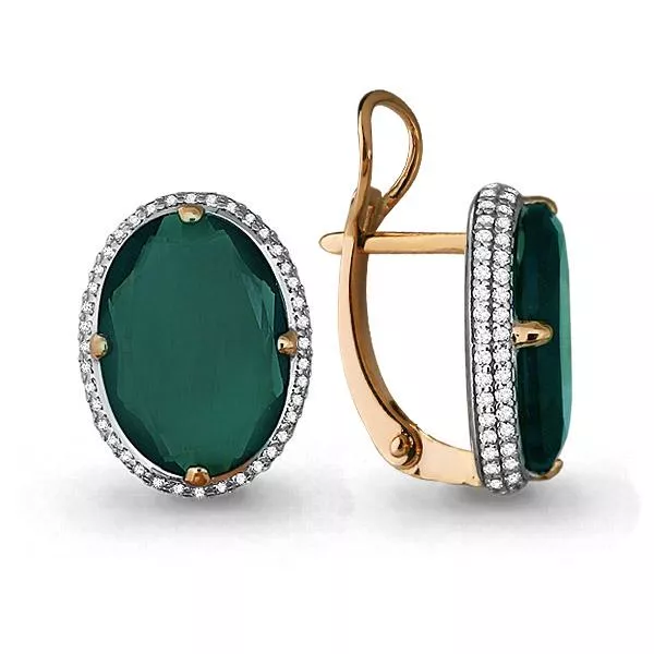 Серьги, артикул LV4442409А, золото