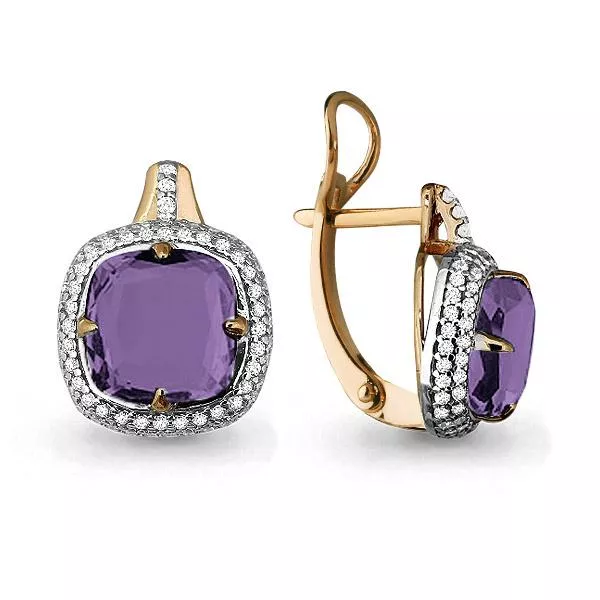 Серьги, артикул LV4442304А, золото