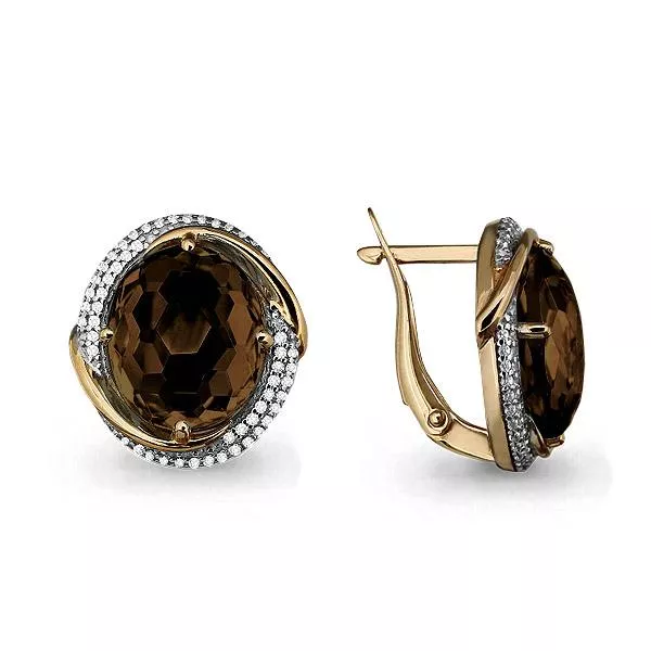 Серьги, артикул LV4442001А, золото