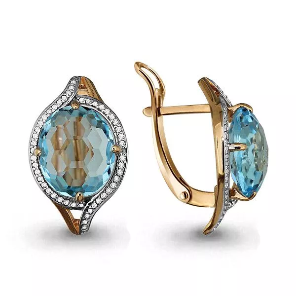 Серьги, артикул LV4441902А, золото