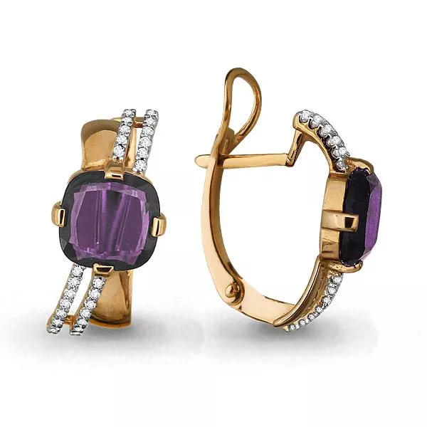 Серьги, артикул LV4441504А, золото