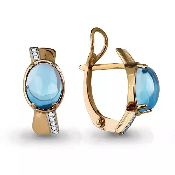 Серьги, артикул LV4441405А, золото