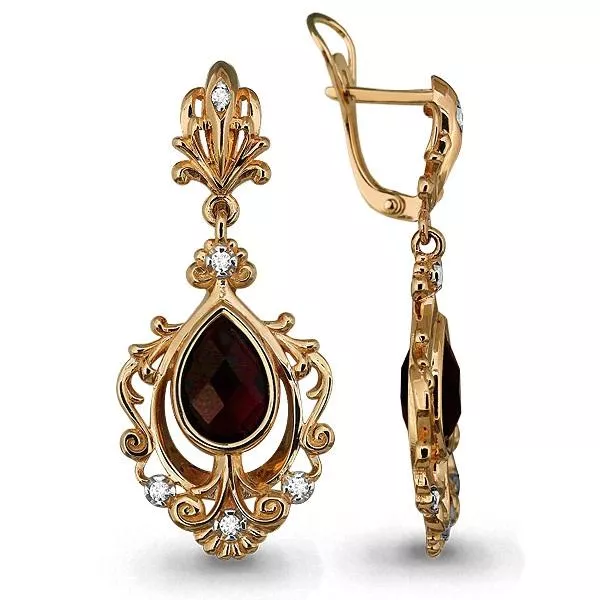 Серьги, золото, артикул LV4441103