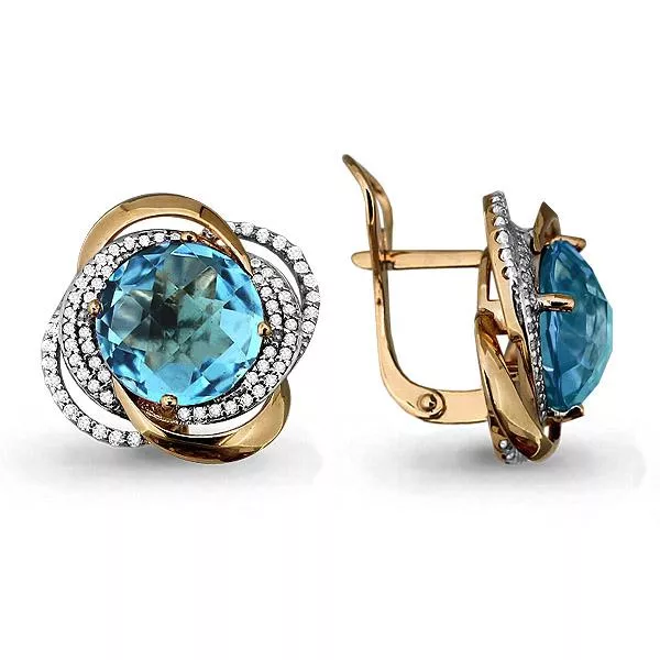 Серьги, артикул LV4440605А, золото