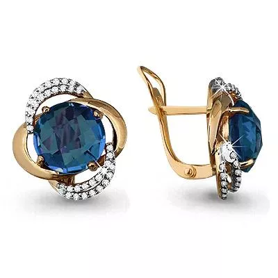 Серьги, артикул LV4440508А, золото