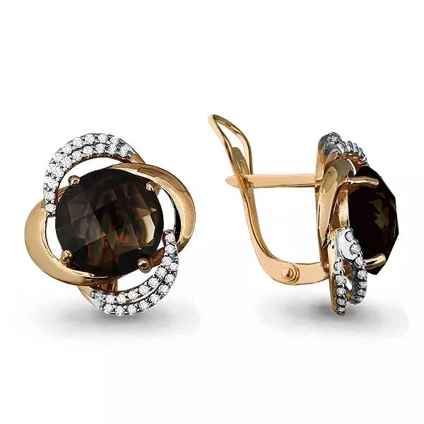 Серьги, артикул LV4440501А, золото