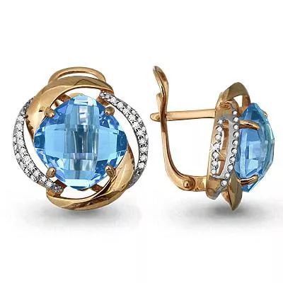 Серьги, золото, артикул LV4440405А