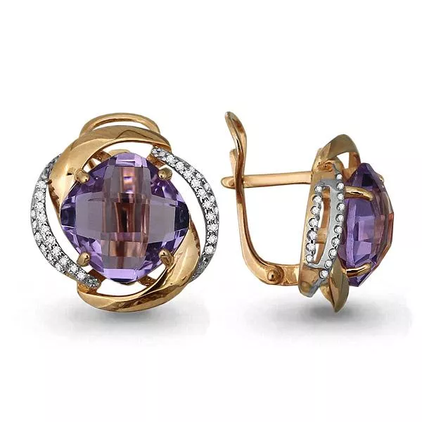 Серьги из золота, артикул LV4440404А