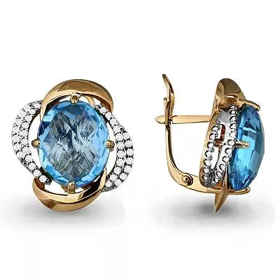 Серьги, золото, артикул LV4440205А