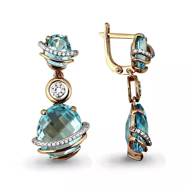 Серьги из золота, артикул LV4439205А