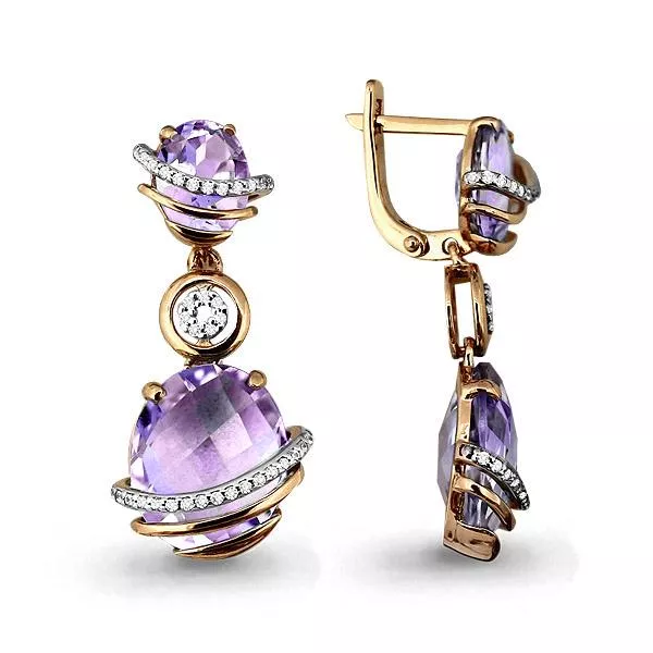 Серьги из золота, артикул LV4439204А