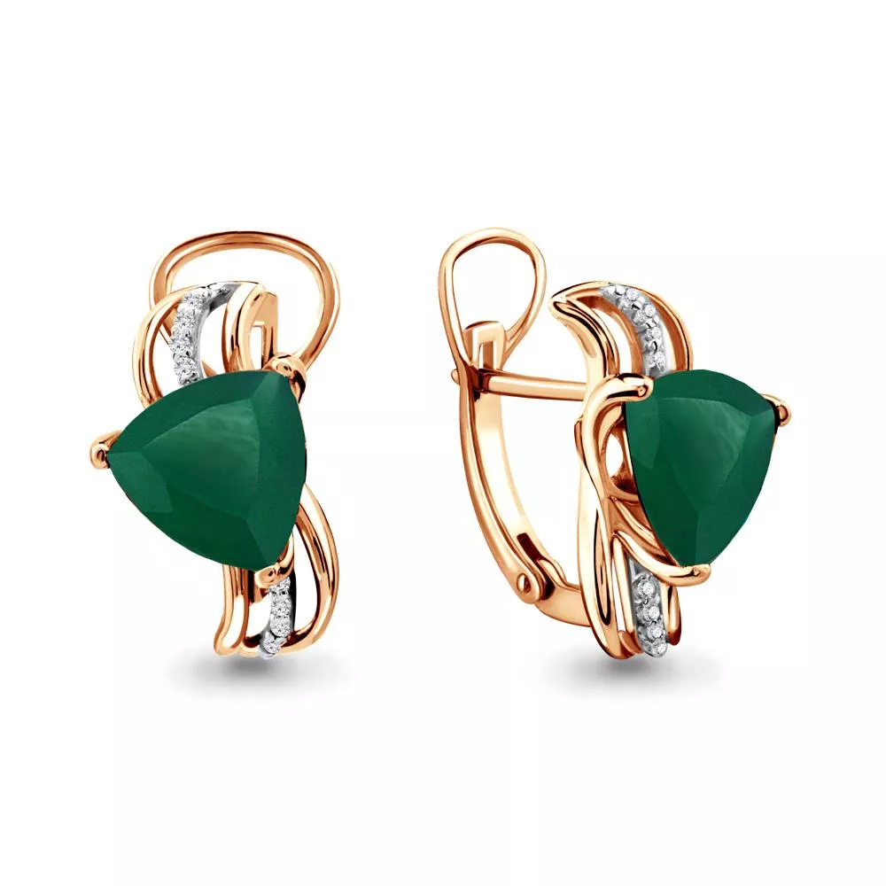 Серьги, артикул LV4439109А, золото