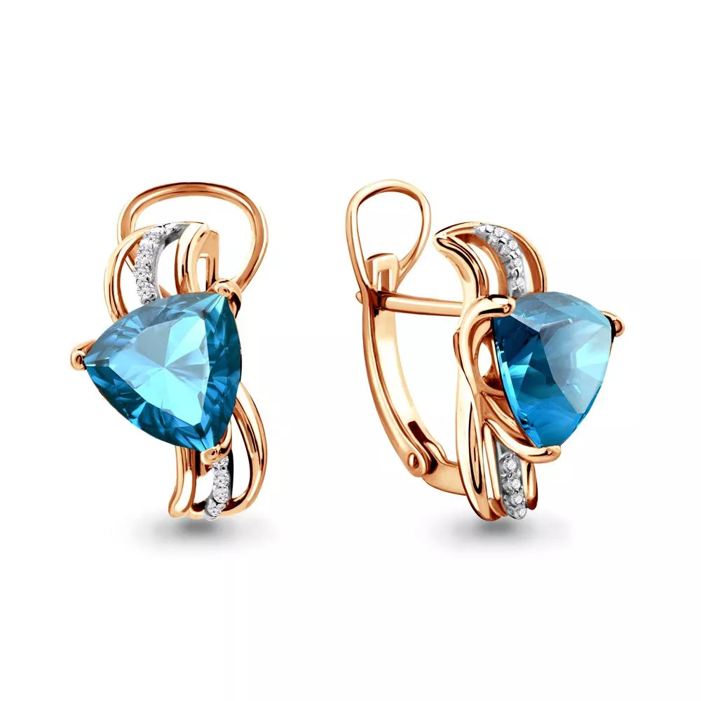 Серьги из золота, артикул LV4439105А