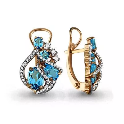 Серьги, золото, артикул LV4438505А