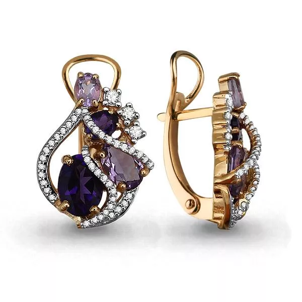 Серьги из золота, артикул LV4438504А