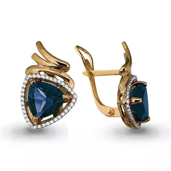 Серьги из золота, артикул LV4438308А