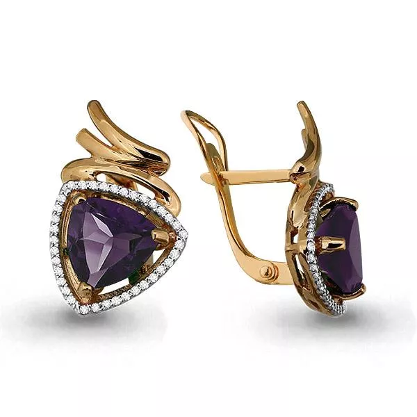 Серьги, артикул LV4438304А, золото