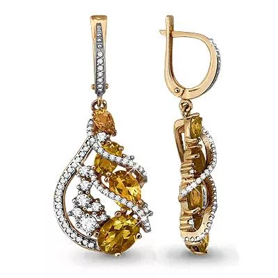 Серьги из золота, артикул LV4436506А