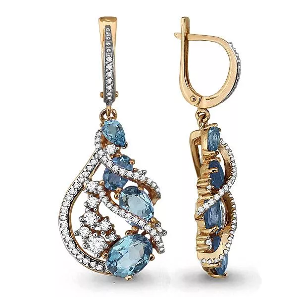 Серьги, артикул LV4436505А, золото