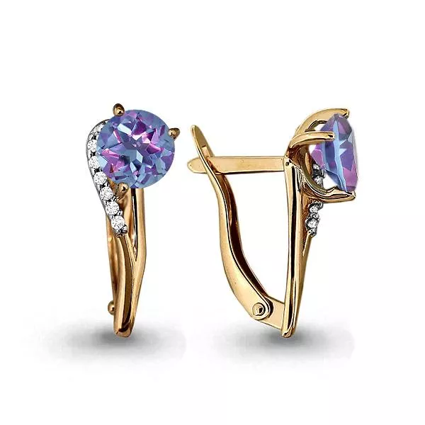 Серьги, артикул LV4434525А, золото