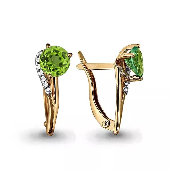 Серьги, артикул LV4434507А, золото