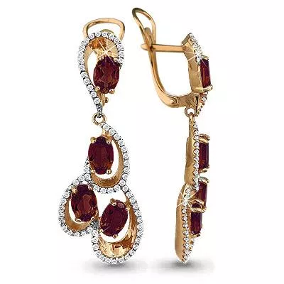 Серьги из золота, артикул LV4432603А