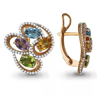 Серьги, золото, артикул LV4432506А