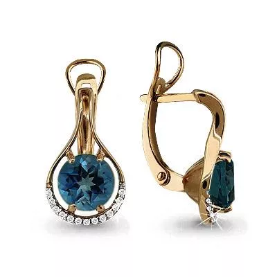 Серьги, золото, артикул LV4431808А