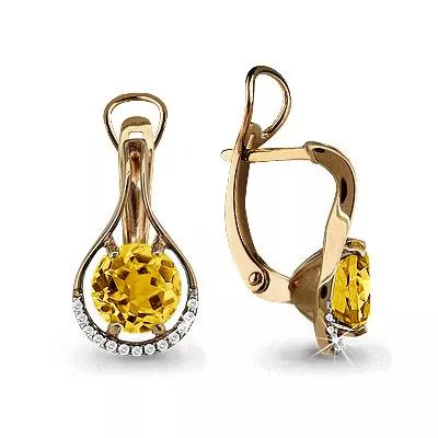 Серьги, артикул LV4431806А, золото