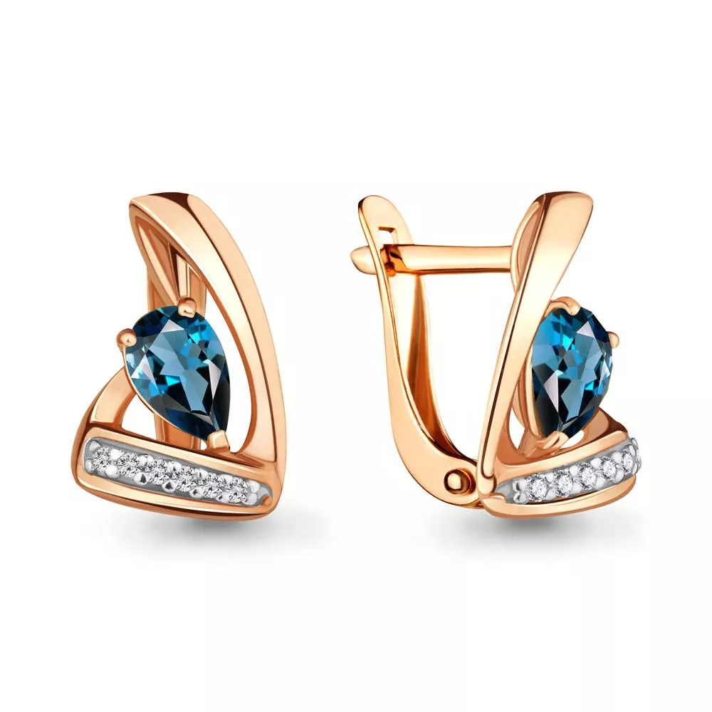 Серьги, артикул LV4431308А, золото