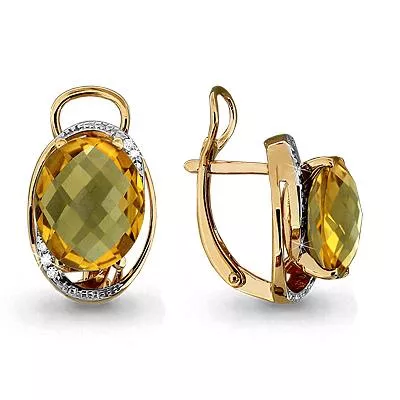 Серьги, артикул LV4423206А, золото